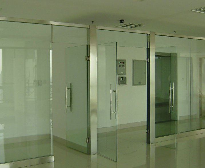 北京办公室钢化玻璃80系列分格隔断墙