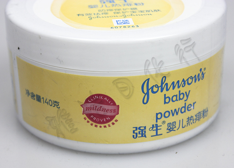 【满包邮】强生婴儿爽身粉 痱子粉140g 止痒祛痱 美国强生批发