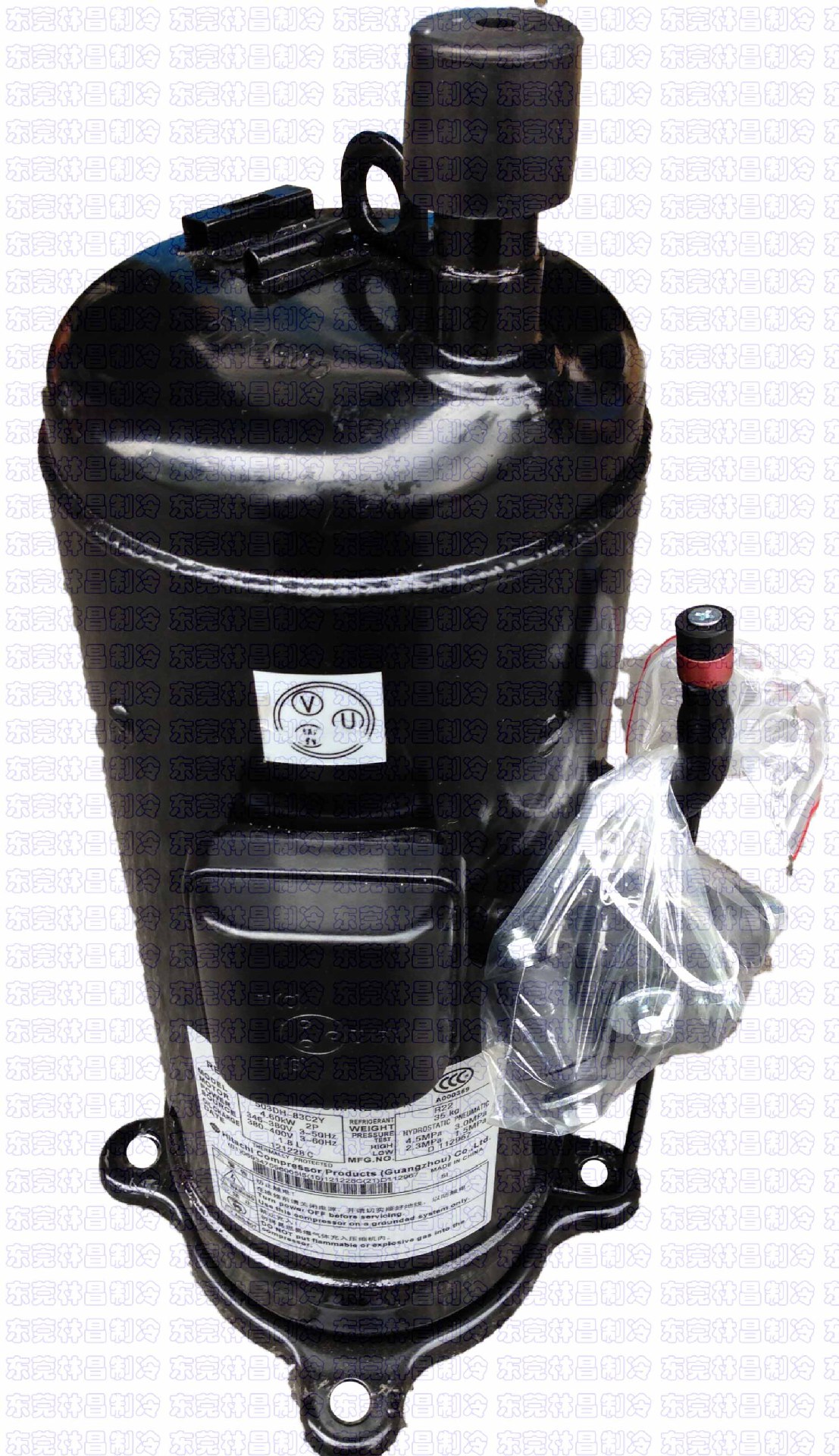 日立原装 制冷 压缩机 5匹压缩机503dh-83c2y 并联机带回油