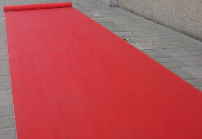 地毯厂家 婚晏红地毯 结婚用薄款红地毯 20米长1米宽 送双面胶