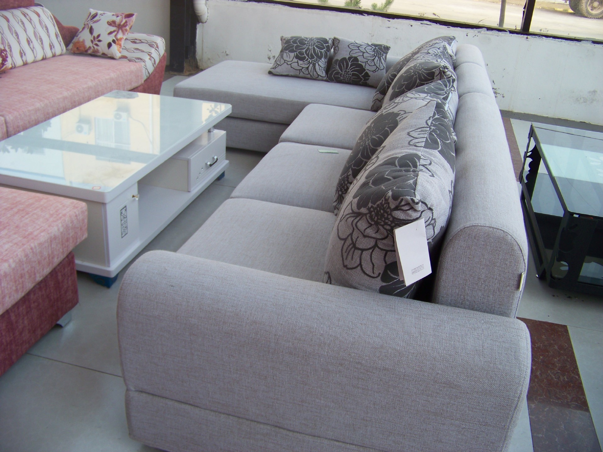 佳美居家具 简约现代客厅组合布艺沙发转角沙发新款上市 特价优惠