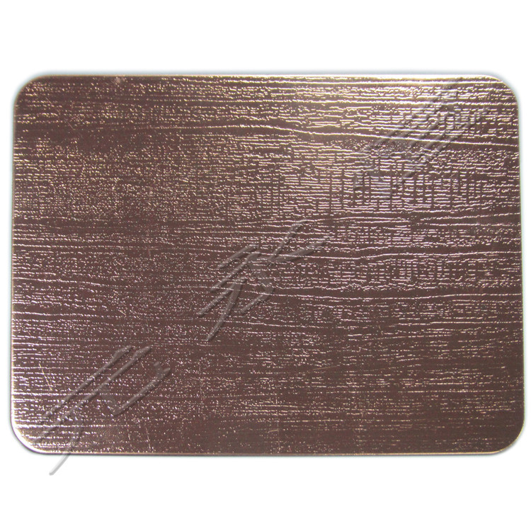 佛山电镀红古铜 蚀刻仿古铜面板 树纹腐蚀不锈钢板