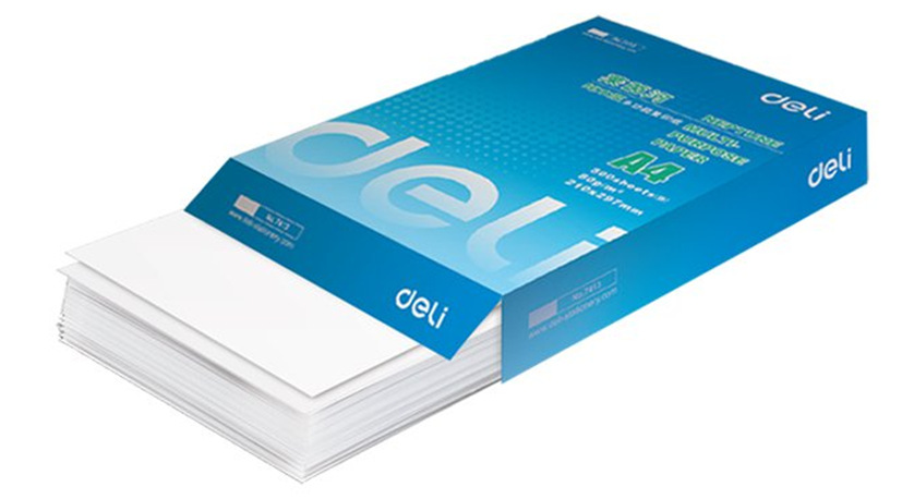 7419得力牌a4复印纸80g 打印纸 80克 高档用纸合同文件定单用