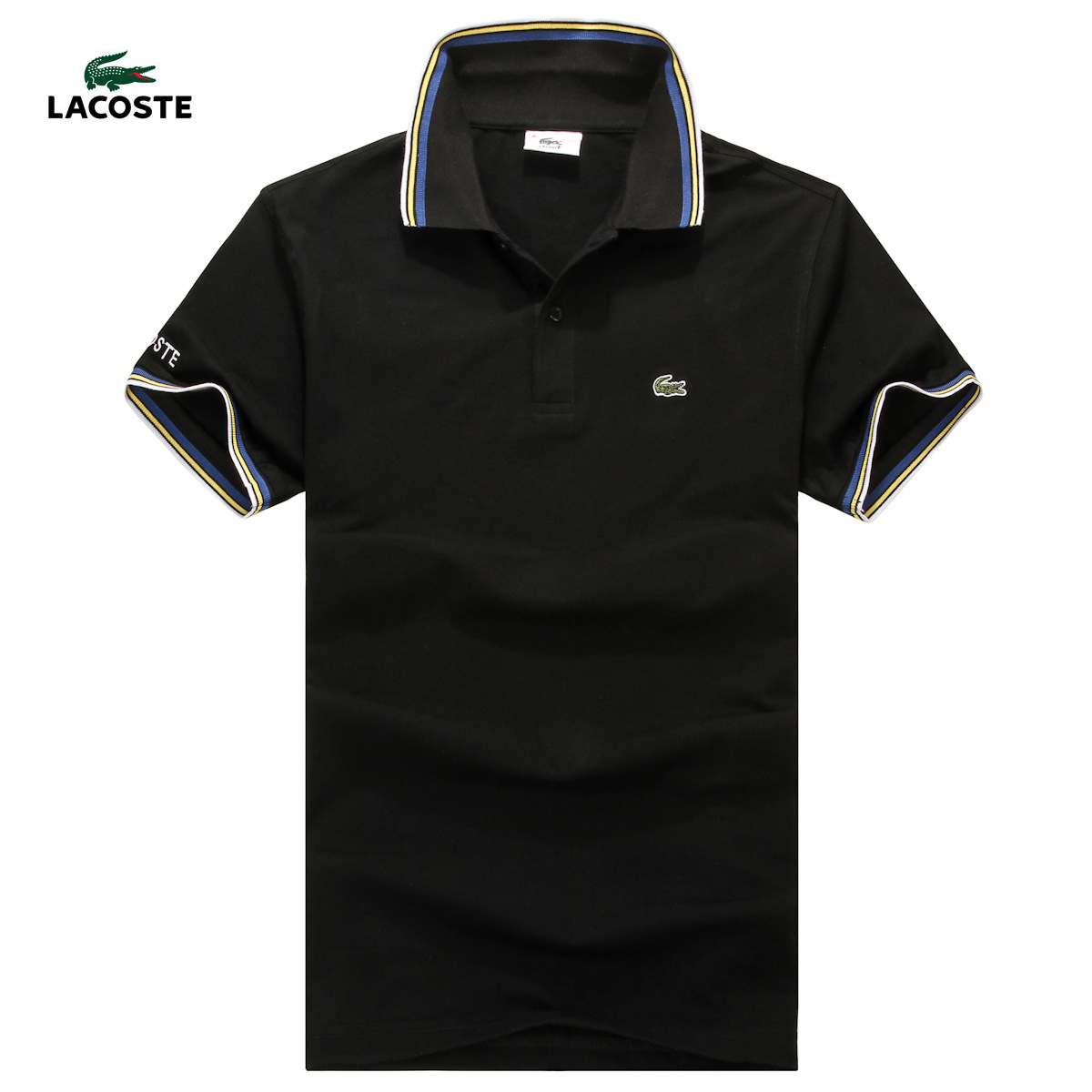lacoste鳄鱼 品牌男装男式t恤纯棉翻领短袖衫夏装 免费加盟
