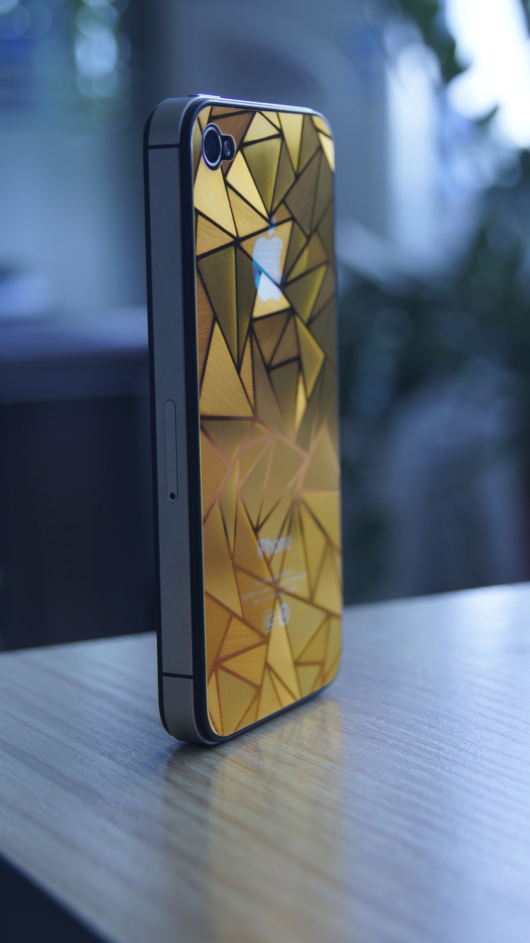 厂家直销:苹果iphone4/4s 3d保护膜 手机七彩屏幕膜帖