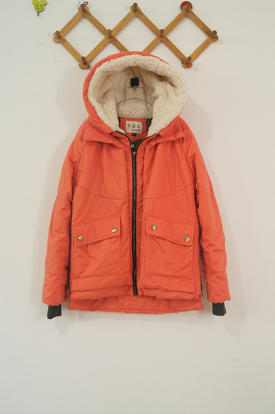 【青岛芮菡外贸】插肩袖连帽女装冬季水洗棉小棉袄肥瘦可调节