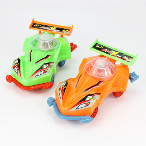 新款拉线发光赛车玩具车儿童塑料玩具拉线发光玩具批发