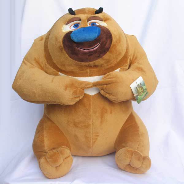 义乌便宜毛绒玩具 熊出没 熊大 熊二 礼物 生日礼物 熊熊公仔图片_6