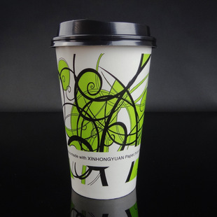 16盎司绿旋风平盖:!双p500ml奶茶杯/咖啡杯/果汁杯1000个
