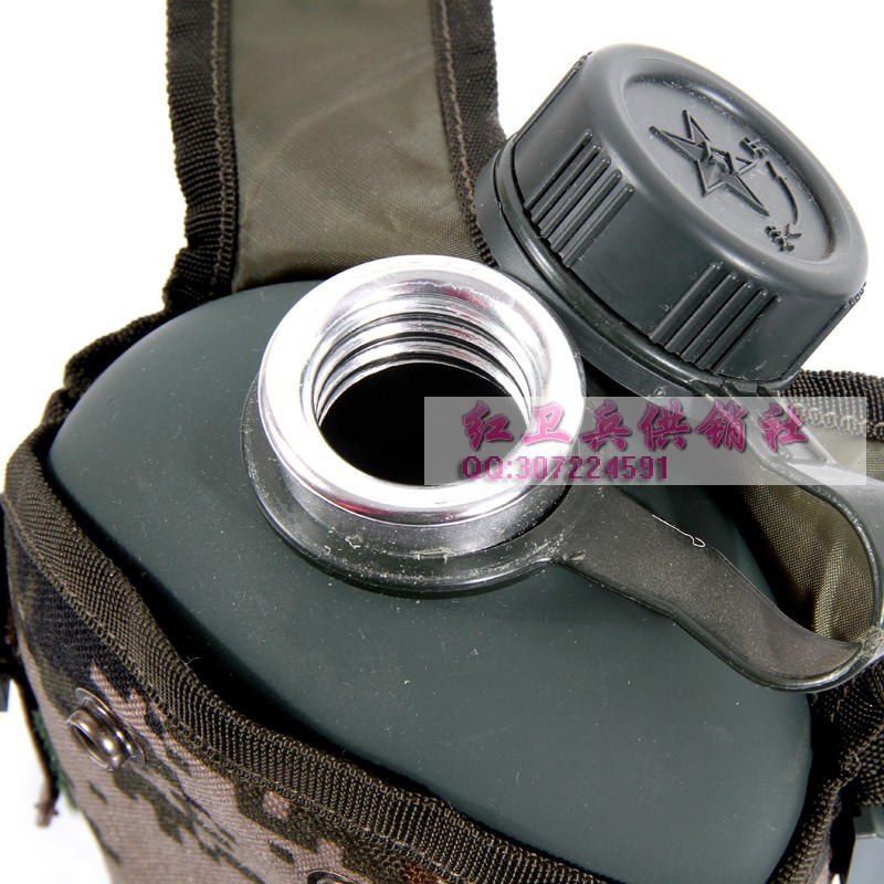 正品10水壶 07式迷彩户外水壶 南京七禾不锈钢旅行 送水壶套图片