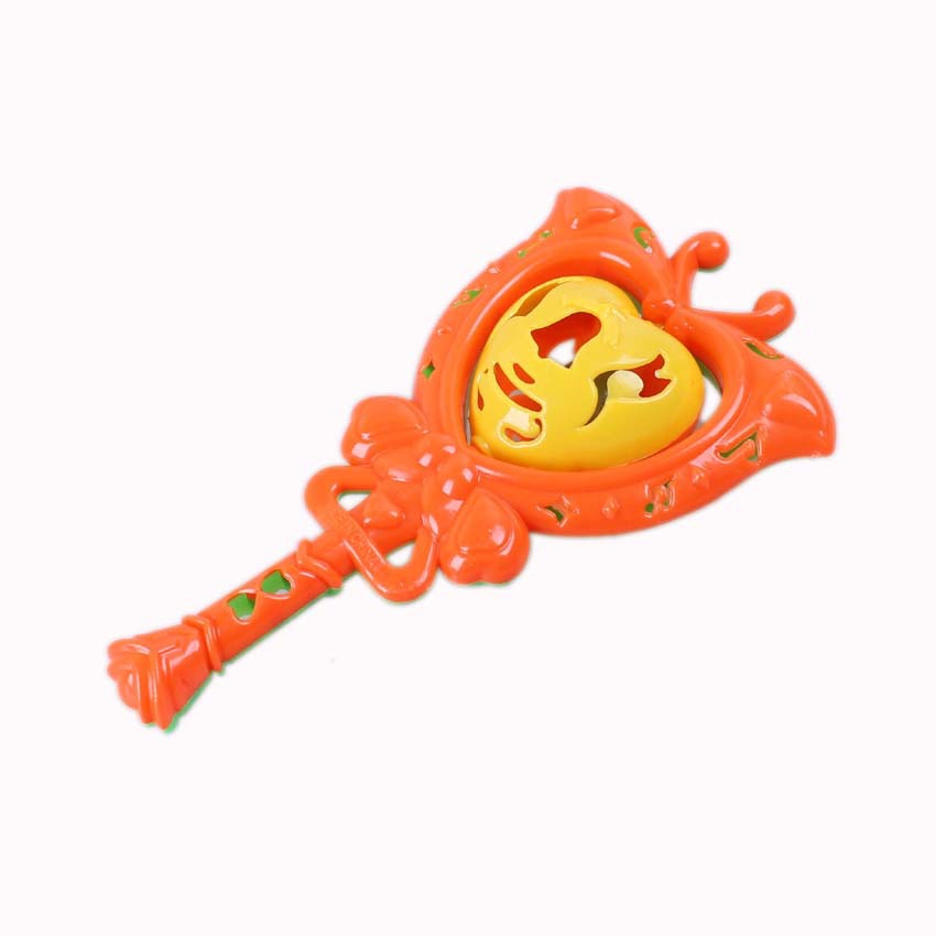 厂家直销 爱心手摇铃 铃铛批发