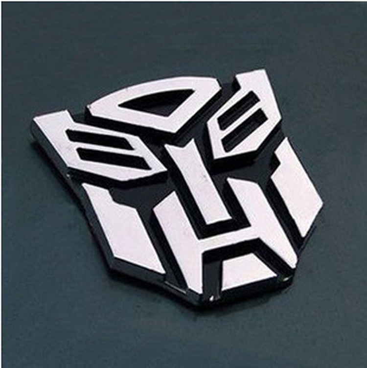 批发 变形金刚新款狂派 博派标志个性安全反光贴 安全警示反光贴