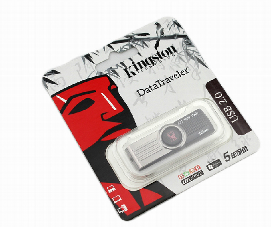 kingston金士顿u盘 dt101g2 金属旋转创意4g优盘