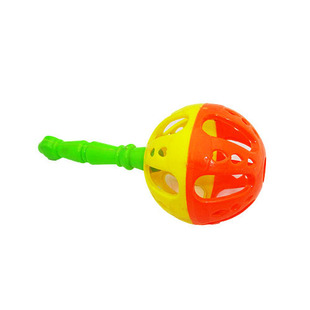 一元把摇铃990 沙铃 手摇铃 足铃球铃 带把摇铃 婴儿必备宝贝