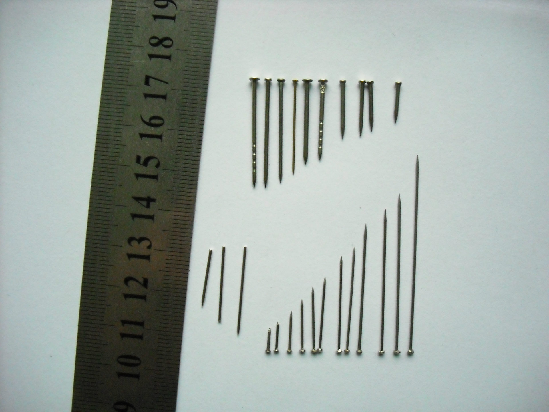 厂家供应 环保镀镍大头针办公大头针304材质大头针定位针珠针