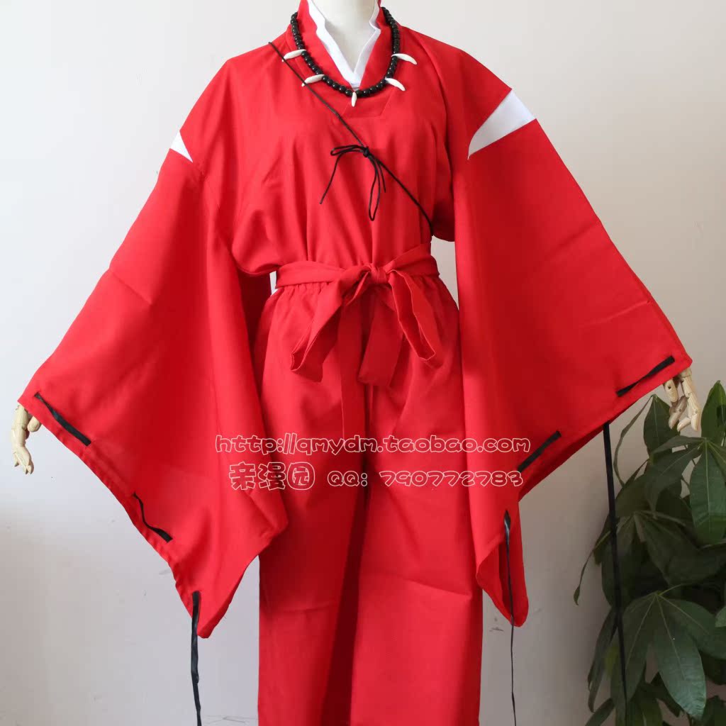 【跨境】动漫服装 犬夜叉衣服 犬夜叉cos服 犬夜叉cosplay服