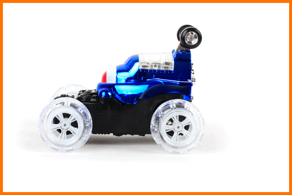 仁达 多款可选 六通伸缩飞船翻斗特技车 带音乐 带灯光 800008m