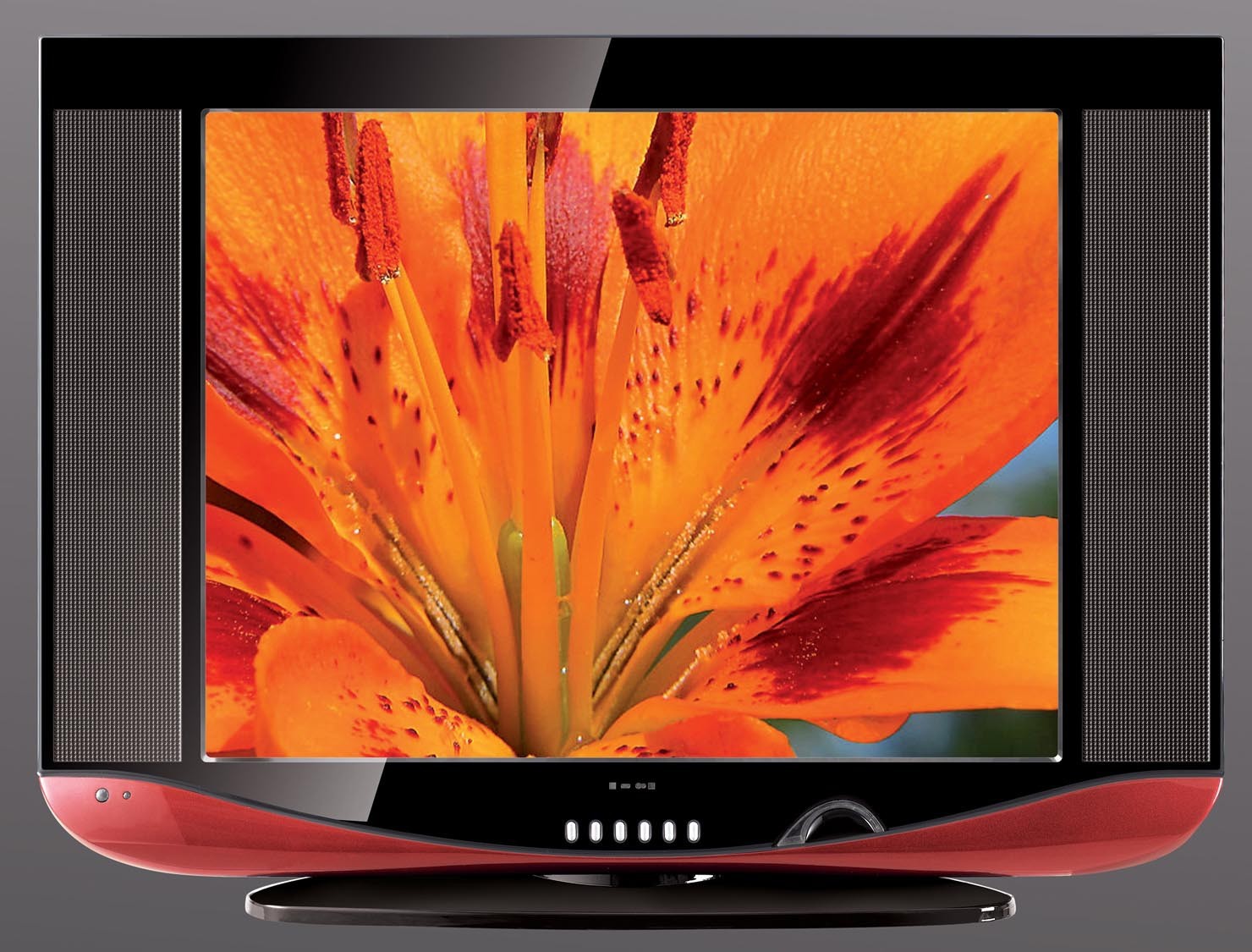 专业生产老款优质彩色电视机出口17寸21寸(crt tv