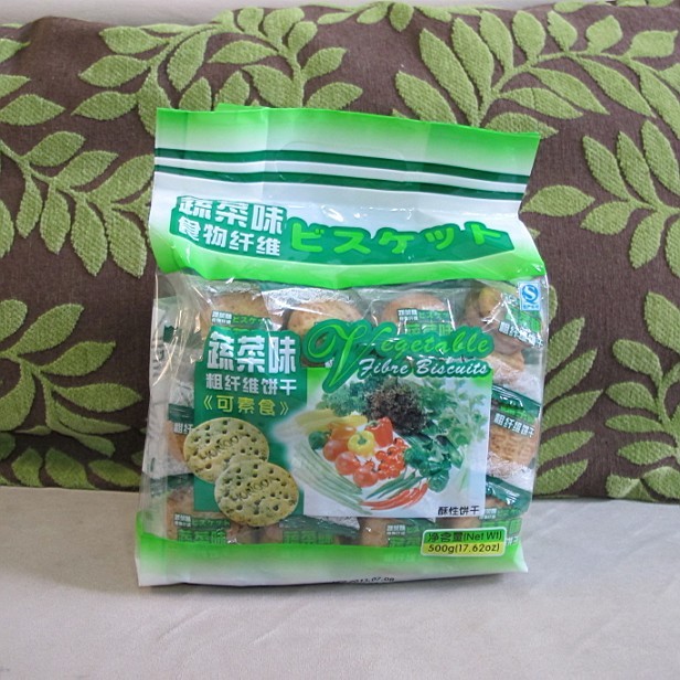 鸿达粗纤维饼干(蔬菜味 500g 蔬菜味粗纤维饼干图片_4