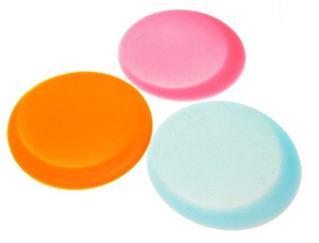 【九天--正品】超级柔软 甜美 圆形果冻缤纷彩色硅胶鼠标垫