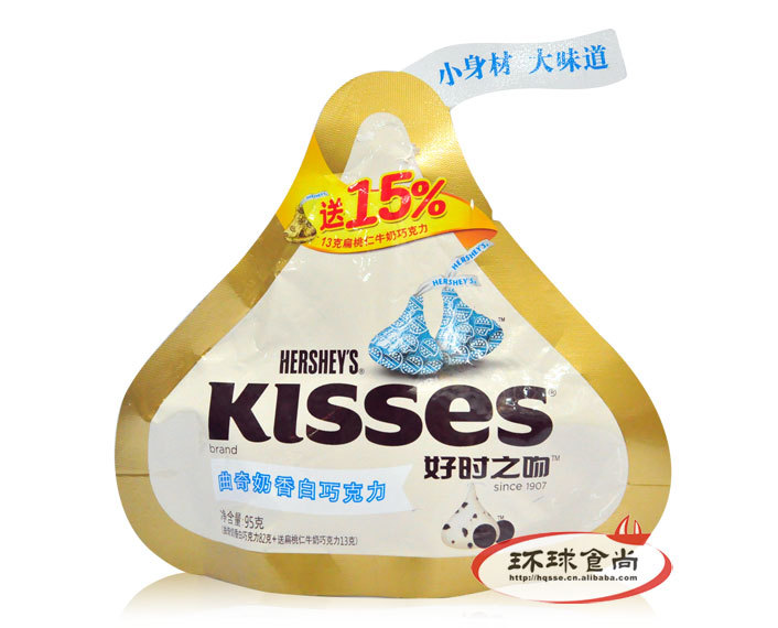 中国 好时巧克力袋装82g*24包/箱 3个味 休闲食品