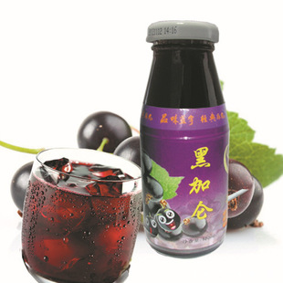 黑加仑果汁饮料 180ml 玻璃瓶装 原料来自丹麦