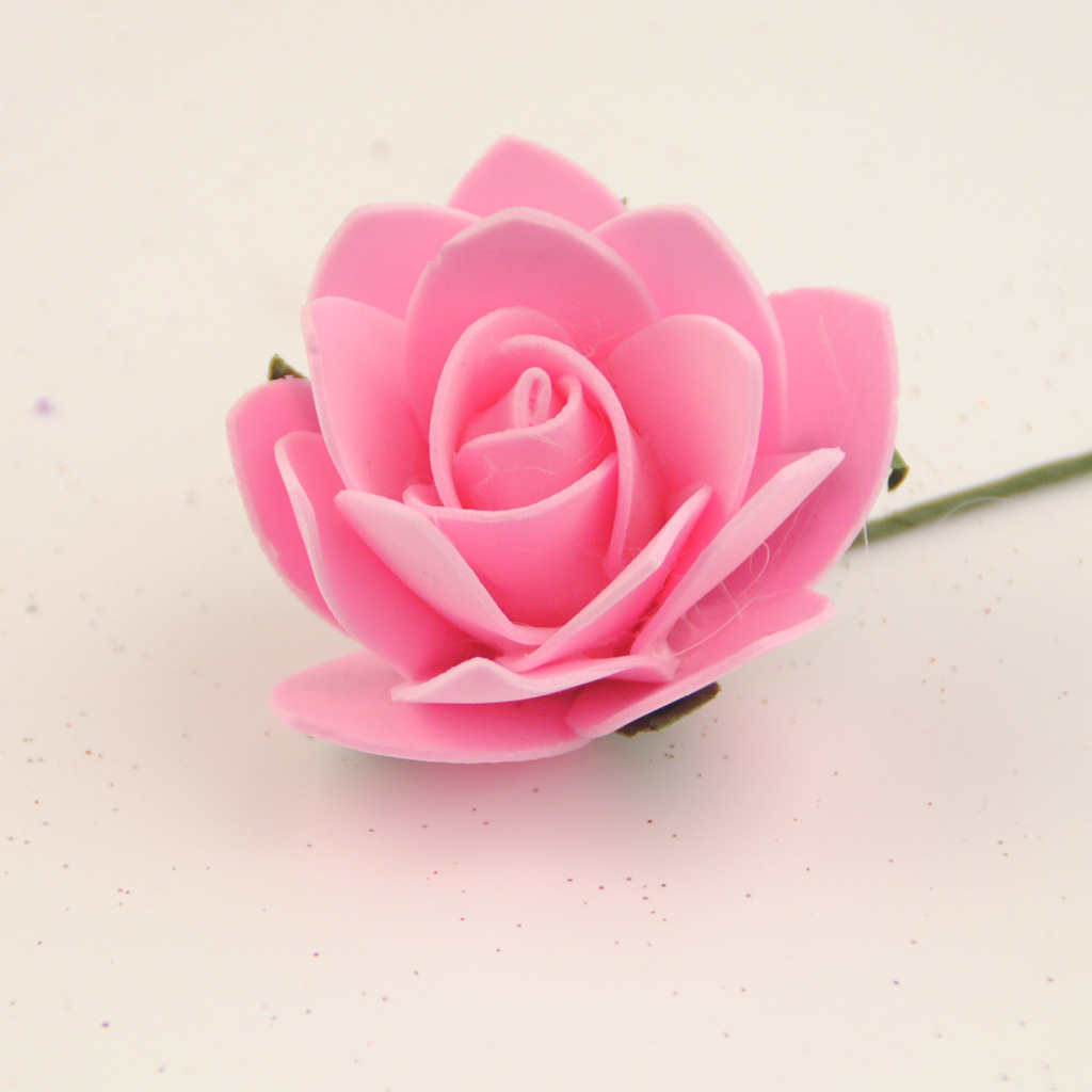 热卖荷花款泡沫花 颜色多 可定做颜色 现货供应 可用于头饰diy