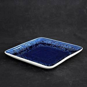 湖南醴陵 色釉炻瓷 2013新品 16头环保色釉餐具 蓝色 可定制