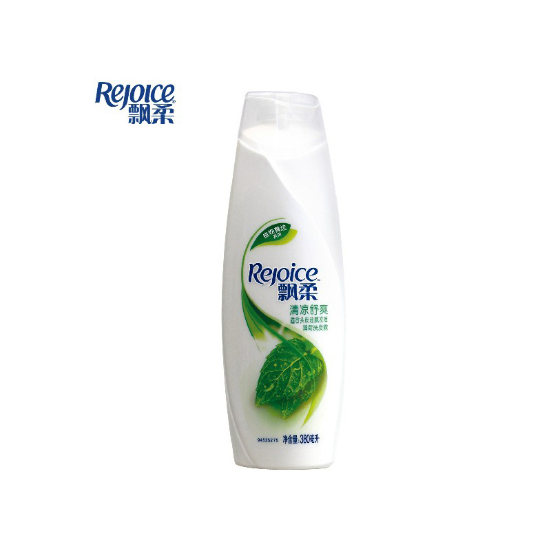 宝洁新品 飘柔植物精选 清凉舒爽薄荷洗发水380ml 去油止痒 正品