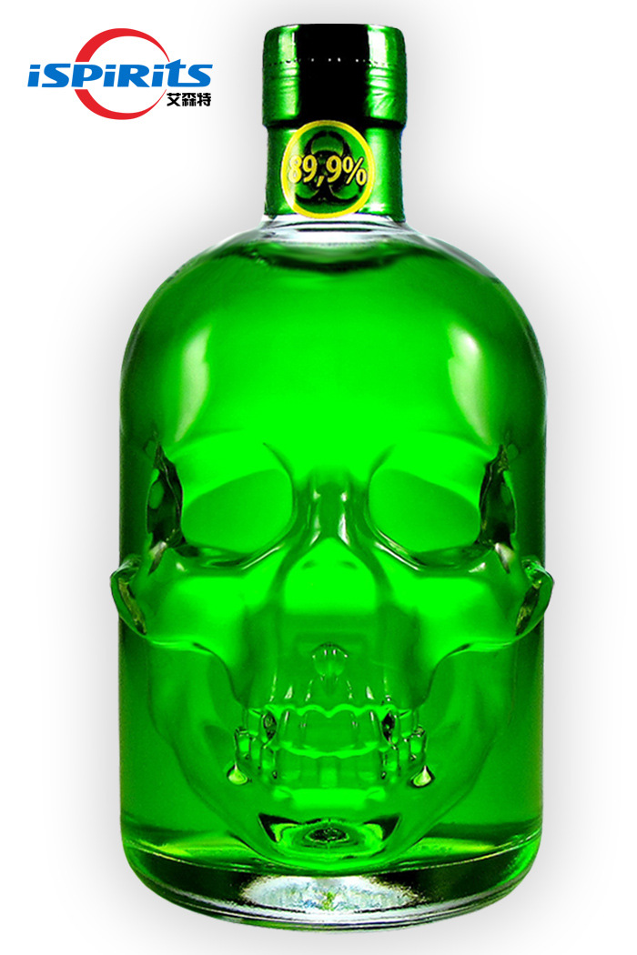 绿骷髅89.9度绿魔苦艾酒absinthe德国进口absinth批发