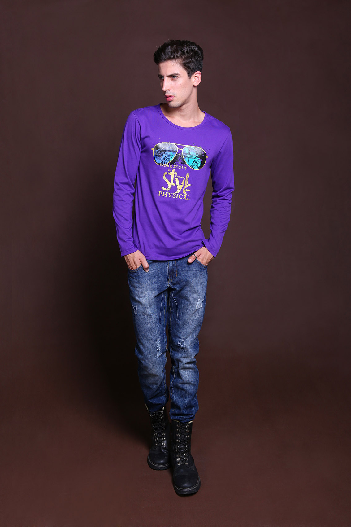 2013秋季新款t恤 闲趣岛130925