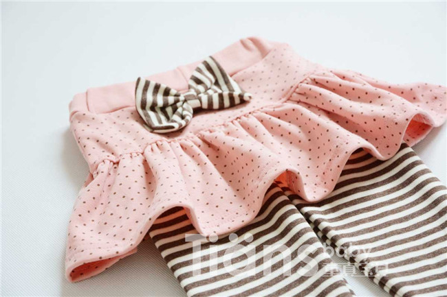 外贸童装 唯美水玉点 女童假两件裙裤 打底裤 6-点点裙裤