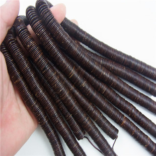 【百椰椰】11x1mm椰壳隔片 手串 正边原色 330片天然椰壳批发