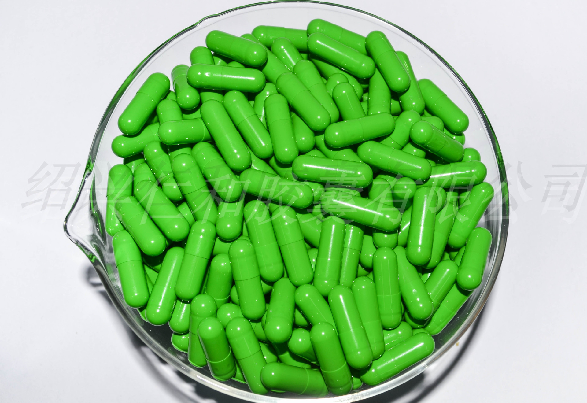 厂家直销优质骨胶标准0号全果绿空心胶囊