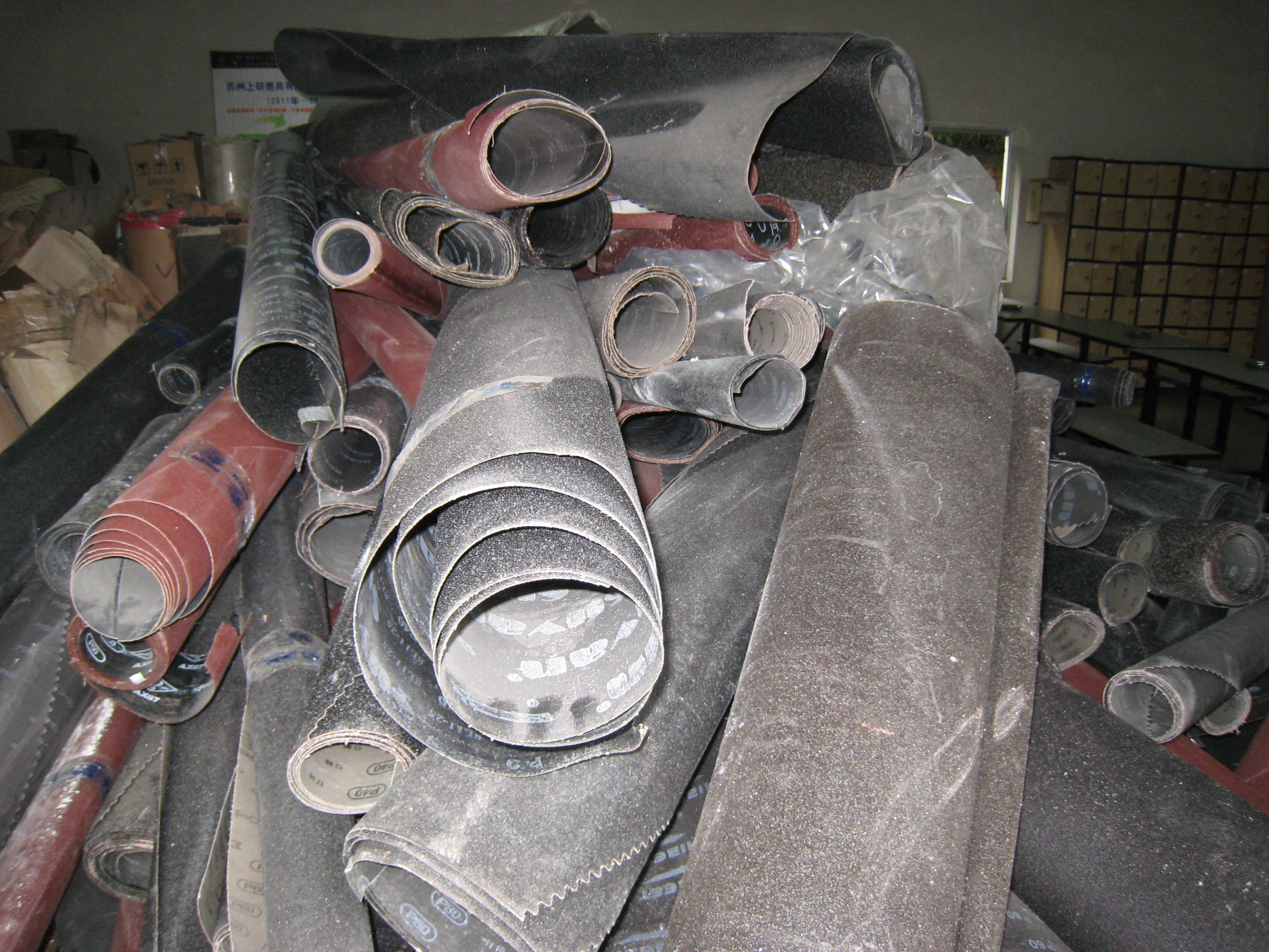 数10吨犀利 玉立 三菱gxk51 gxk56二手砂带砂皮砂布低价清仓