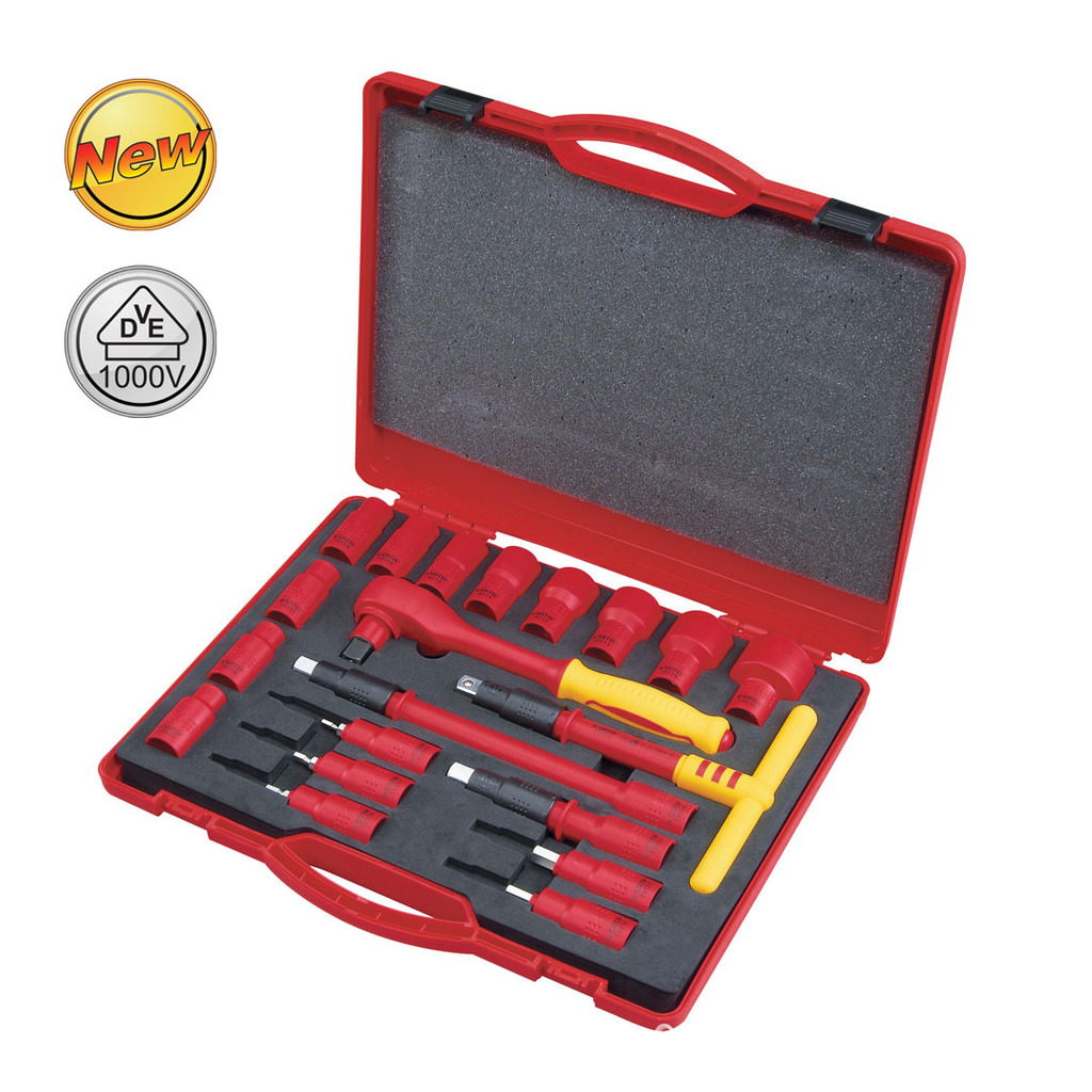 star世达20件12.5mm系列vde绝缘套筒组套09267