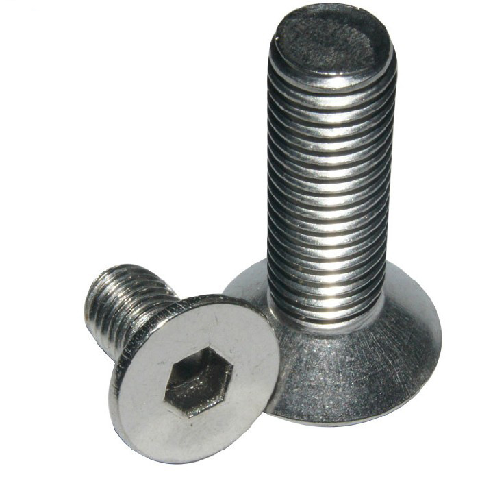 304不锈钢沉头内六角螺栓/螺丝/螺母 平头内六角螺栓