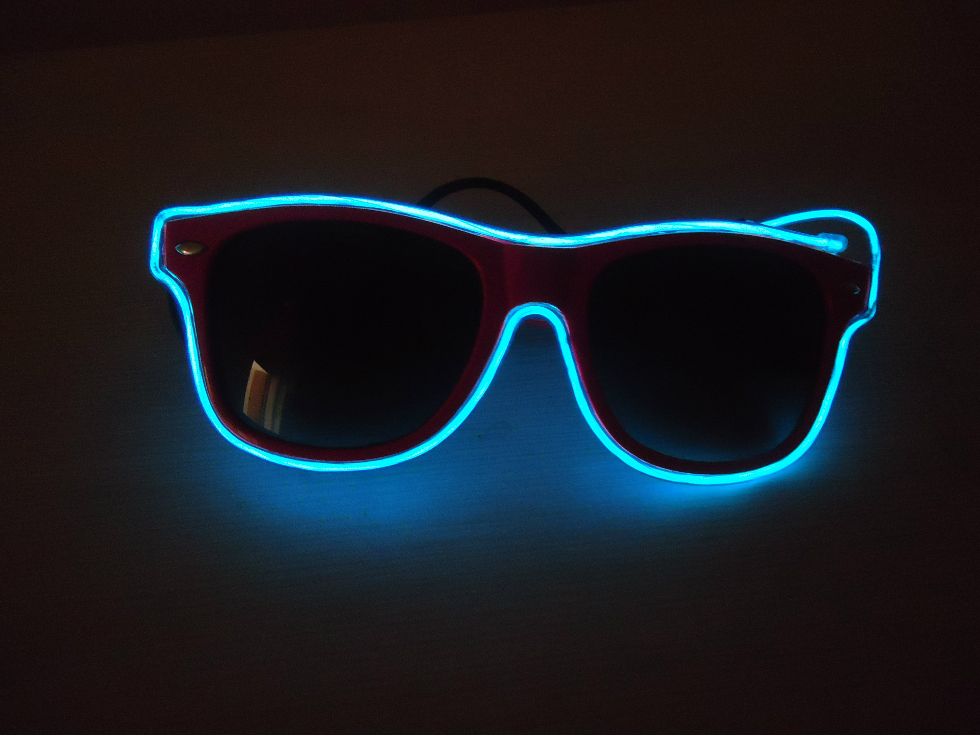 批发销售 el荧光眼镜 发光眼镜批发 夜光眼镜 2015发光眼镜