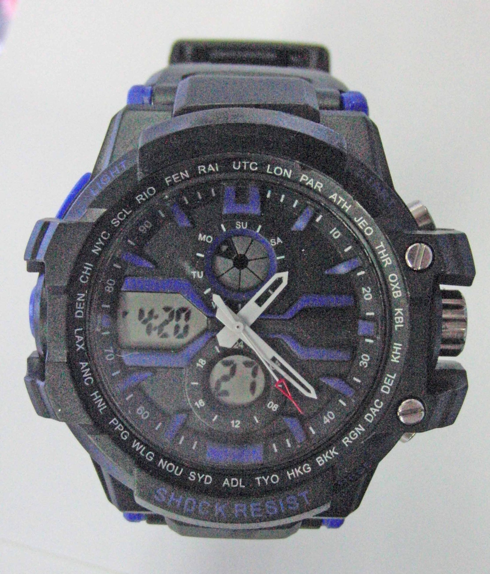 韩版复古男表 时尚学生lcd防水电子表 多功能户外运动手表男士