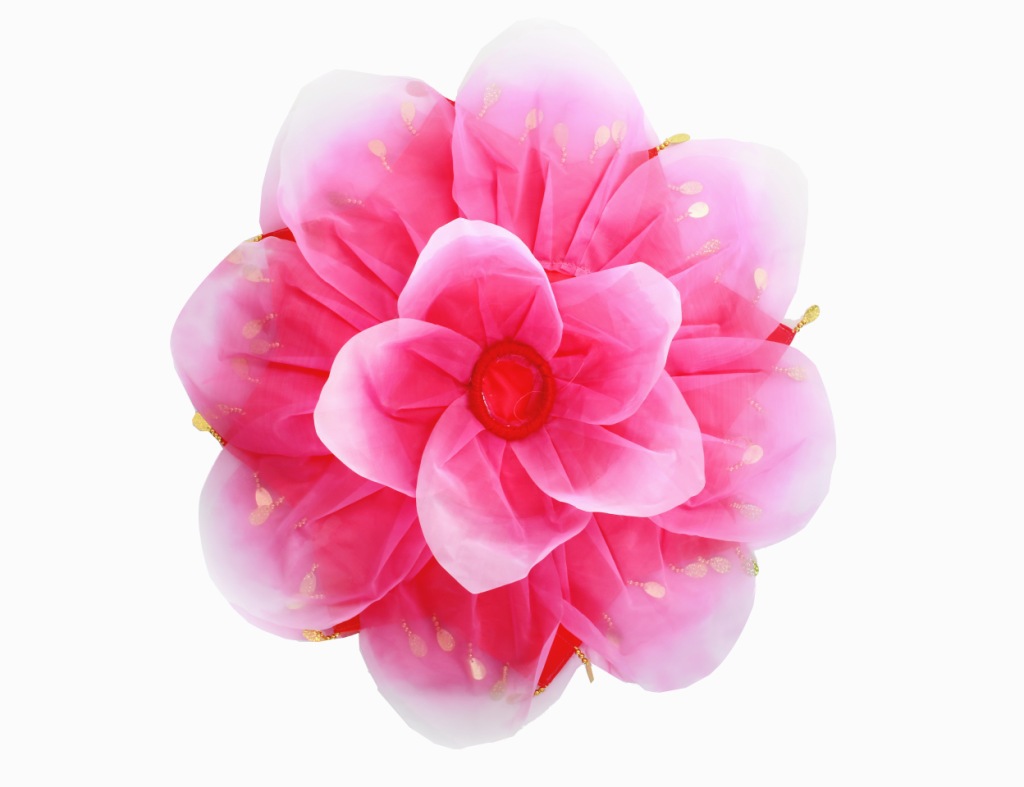 莲馨花开时节舞蹈演出手绢牡丹花手绢舞蹈手绢花批发出租