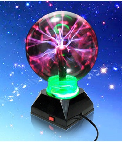 厂家供应插电式8寸音乐电离子魔术静电球