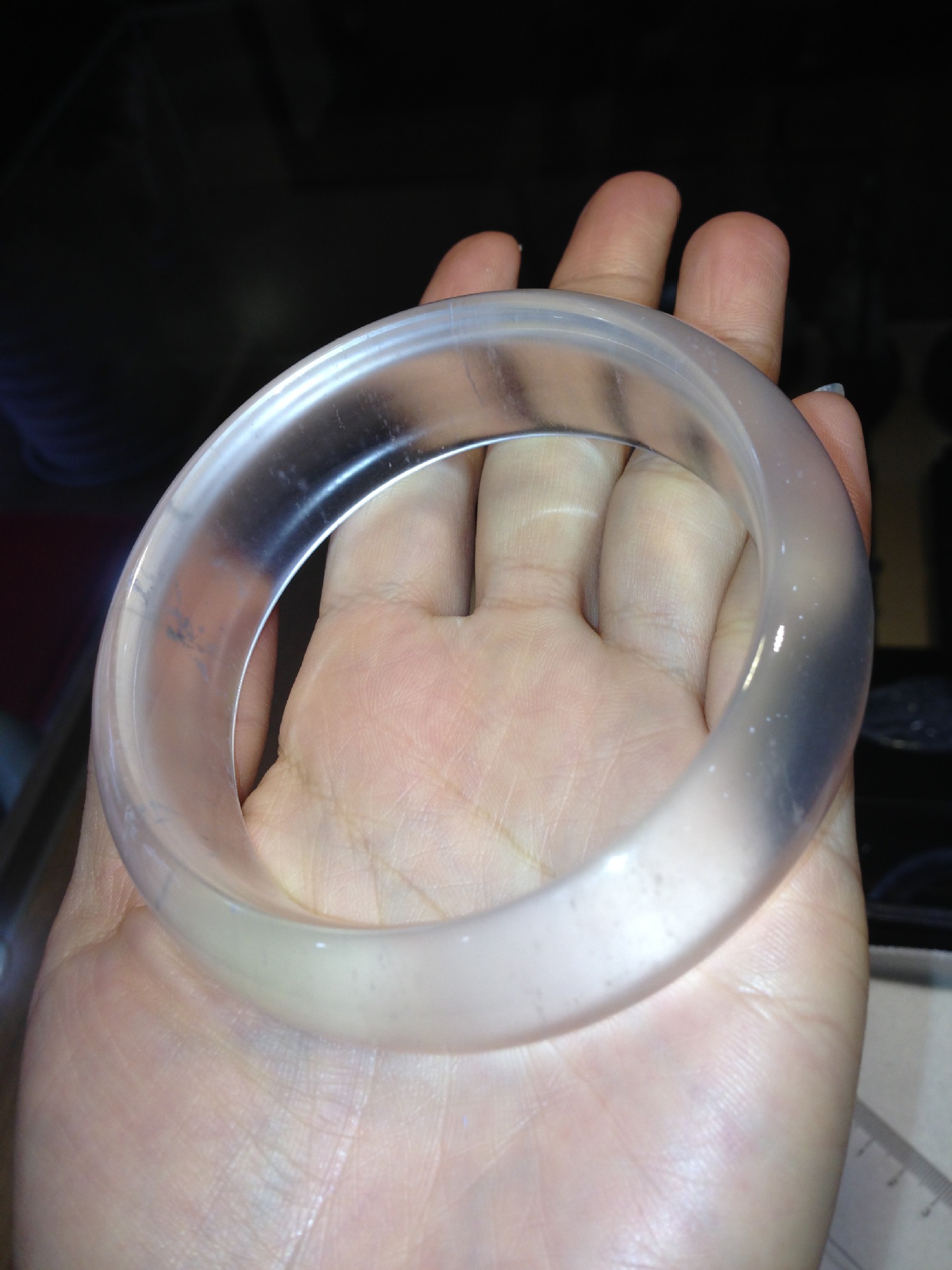 特价水沫玉水沫子纯色手镯