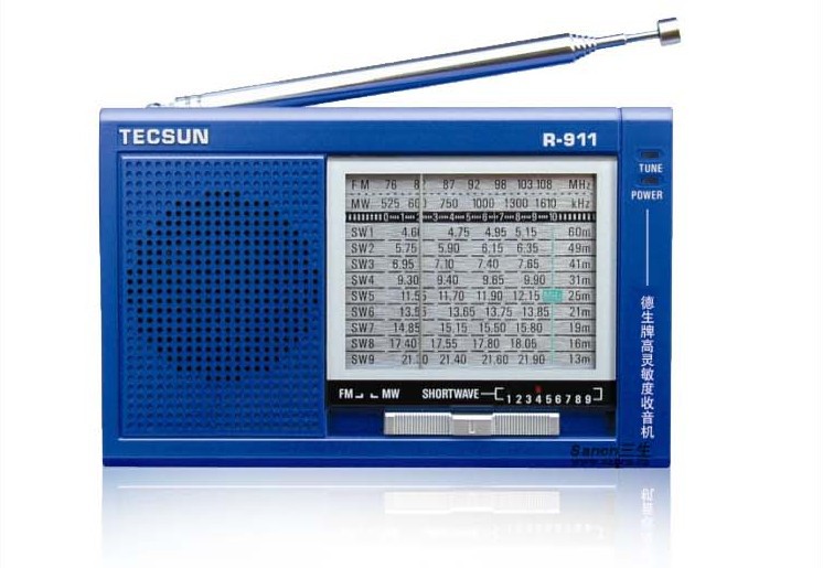 德生r911袖珍式高灵敏度11波段收音机德生收音机