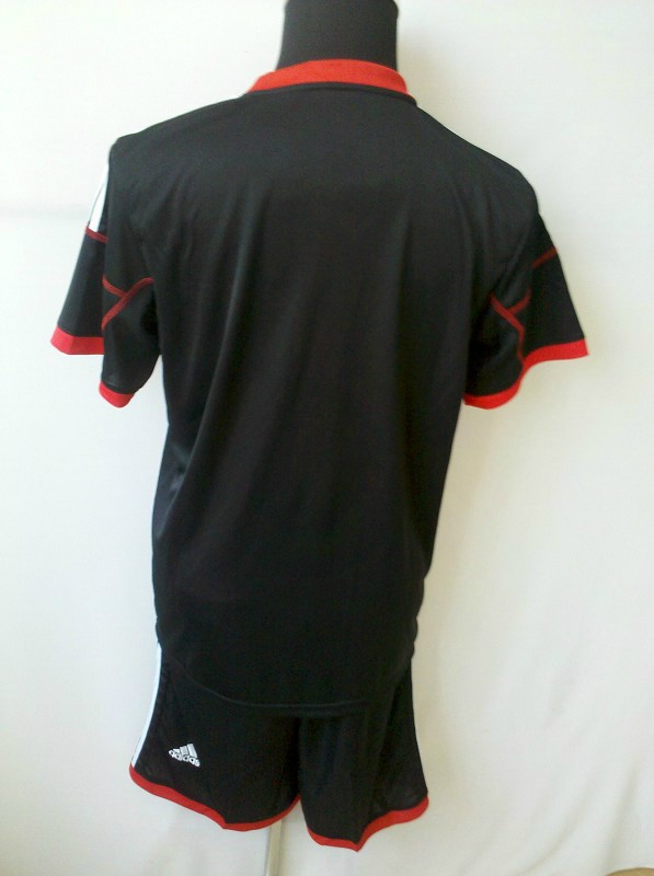 极品欧版13-14德甲勒沃库森主场球衣勒沃库森黑色足球队服足球衣