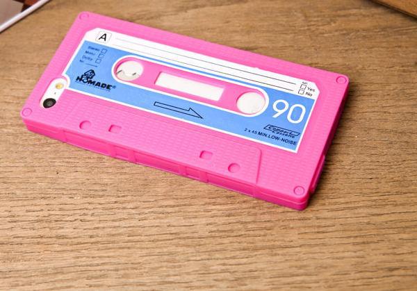 复古卡带硅胶手机套 iphone5磁带手机保护壳图片_6