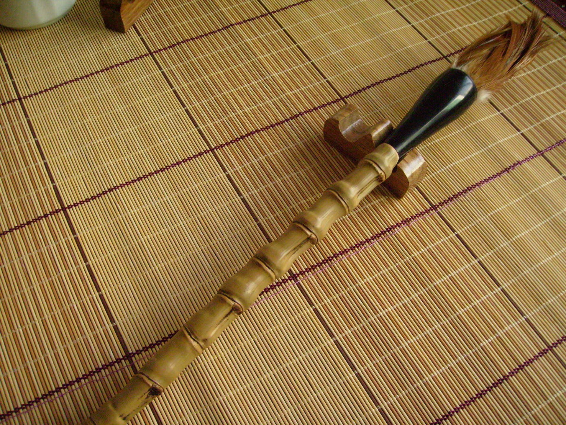 精品毛笔 罗汉竹 鸡毛毛笔 湖笔羊毫狼毫硬豪软豪兼毫文房四宝