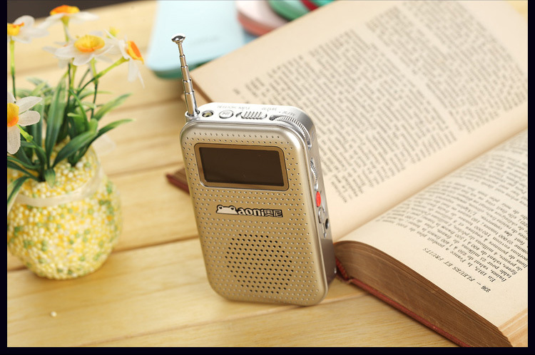 厂家批发奥尼s480一键目录插卡音响迷你音箱mp3老人散步 收音机