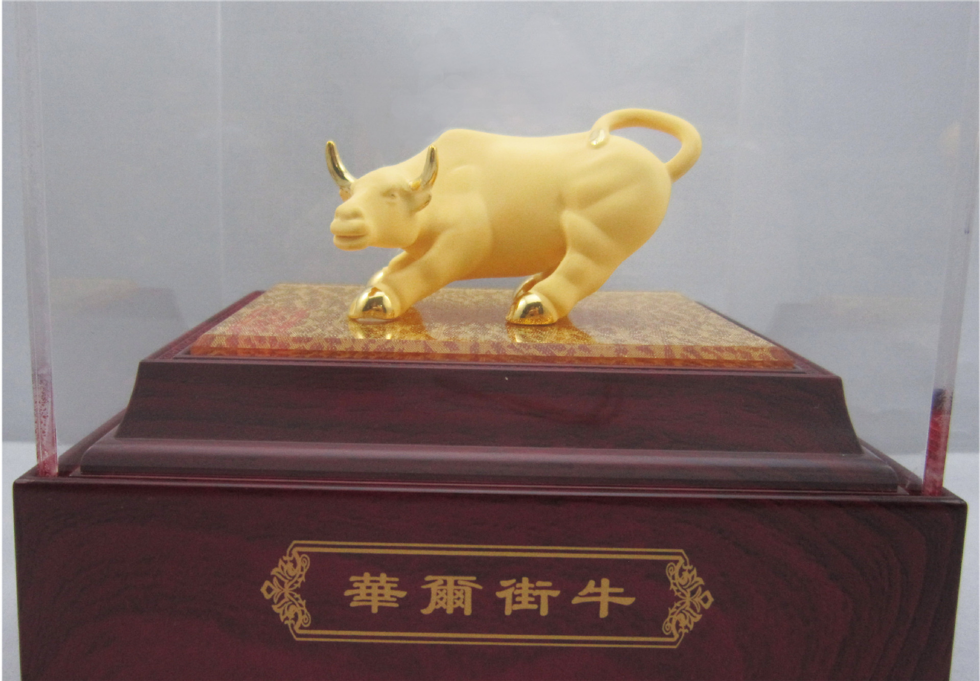 以心黄金商务办公华尔街牛 商务摆件 礼品工艺品 家居风水