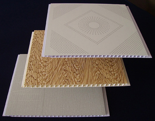 出口各种花纹 pvc扣板 墙面装饰防潮板 吊顶天花板