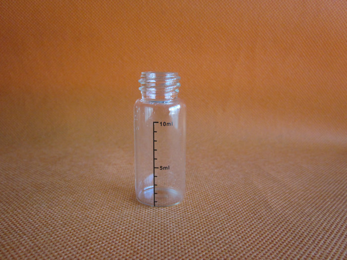 10ml带刻度透明玻璃样品瓶